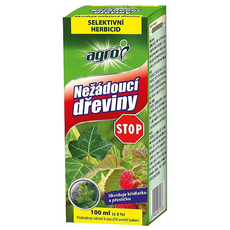 AGRO Nežádoucí dřeviny STOP 100 ml