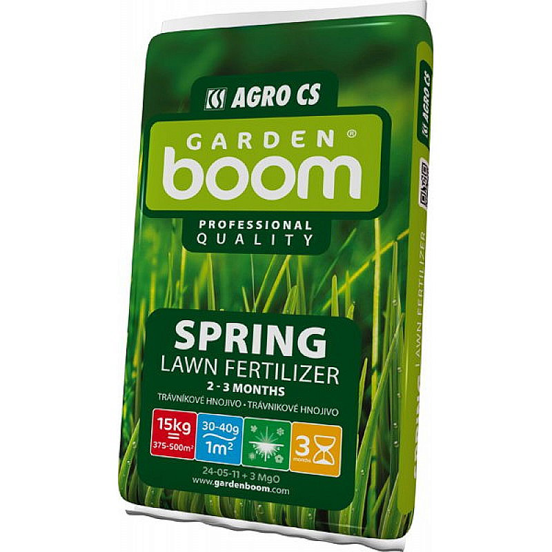 AGRO Garden Boom SPRING jarní trávníkové hnojivo 15 kg