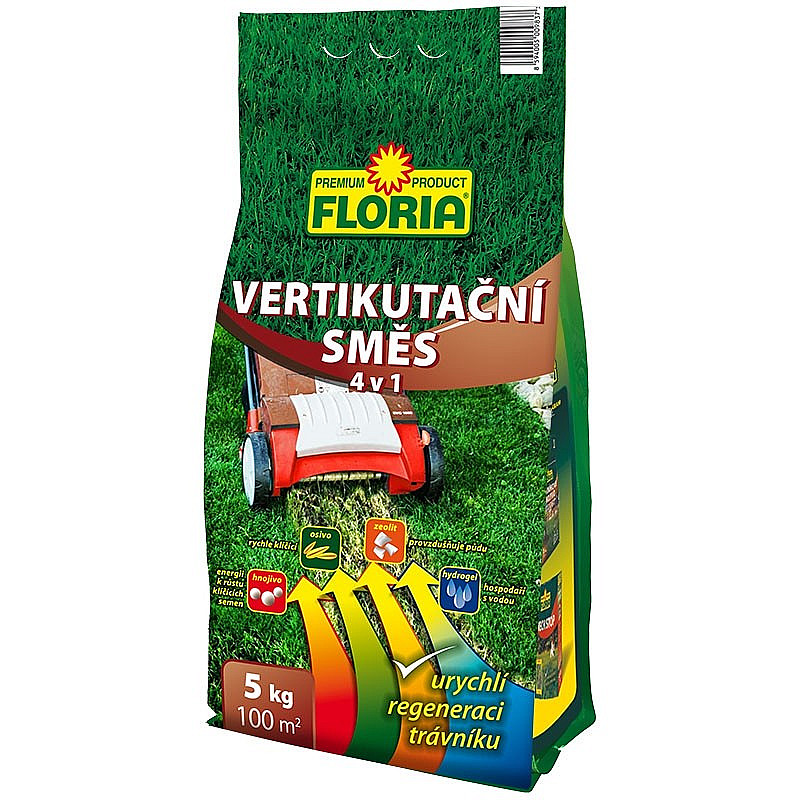 FLORIA Vertikutační směs 4 v 1 - 5 kg