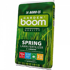 AGRO Garden Boom SPRING jarní trávníkové hnojivo 15 kg