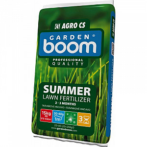 AGRO Garden Boom SUMMER letní trávníkové hnojivo 15 kg