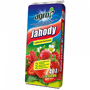 AGRO Substrát pro jahody 40 + 5 l ZDARMA